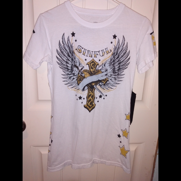 Large Sinful Affliction T-Shirt - Picture 1 of 3